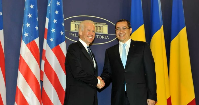 Joe Biden şi Victor Ponta FOTO gov.ro