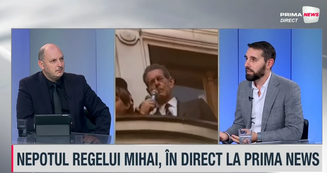Nicolae al României interviu la Prima News în emisiunea lui Ciprian Aron   captură (5) png