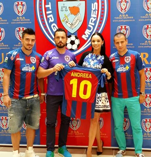 Andreea Marin șl jucătorii de la ASA