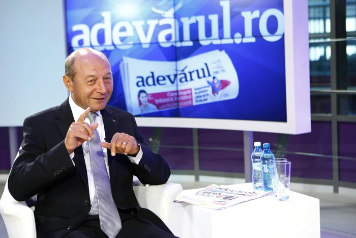 Traian Băsescu a răspuns astăzi întrebărilor adresate de bloggeri, la Adevărul Live Foto: Adevărul