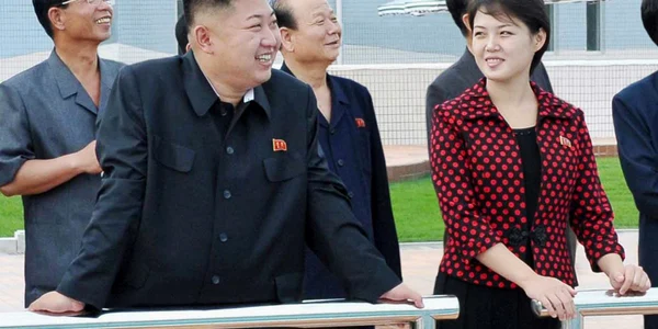 Kim Jong-un și soția sa, Ri Sol-ju 