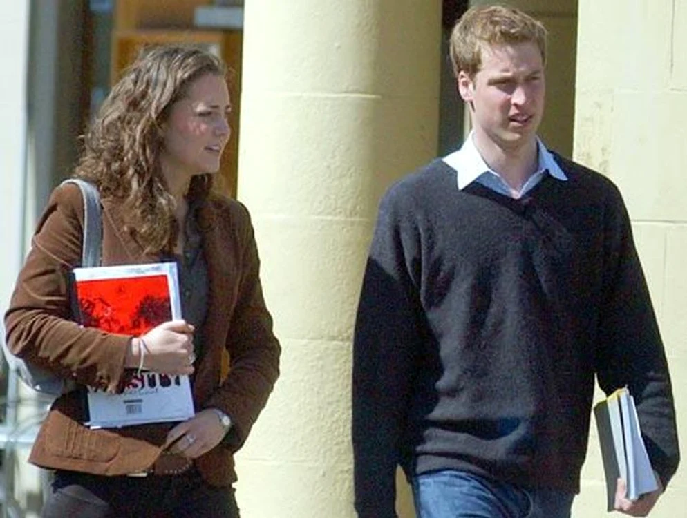 
    Kate și William, pe vremea în care erau la facultatefoto: arhivă  