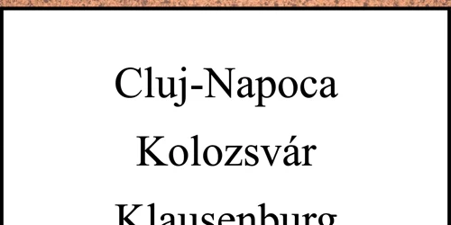 cluj placute emil boc. foto primaria cluj-napoca