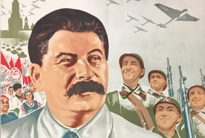 Afiș sovietic de propagandă (© Wikimedia Commons)