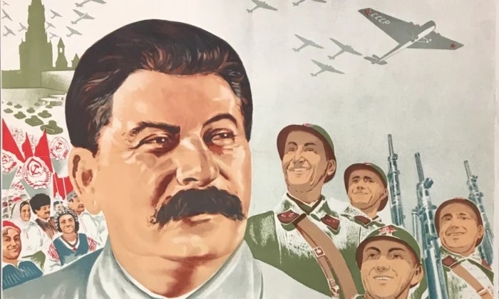 Afiș sovietic de propagandă (© Wikimedia Commons)