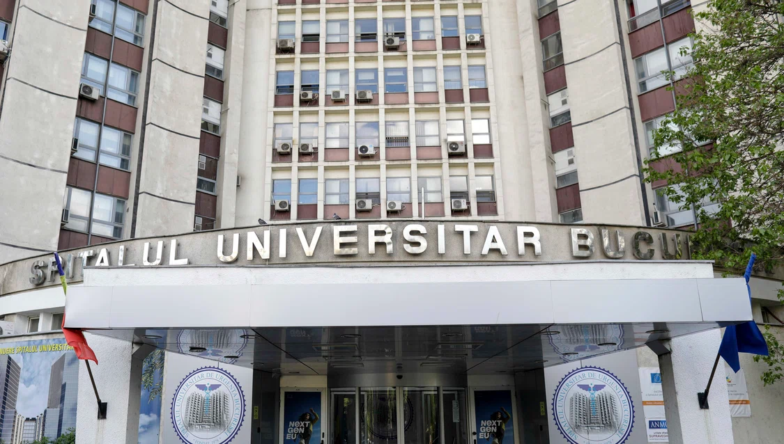 Incidentul a avut loc în apropierea Spitalului Universitar din București. FOTO: Arhivă 