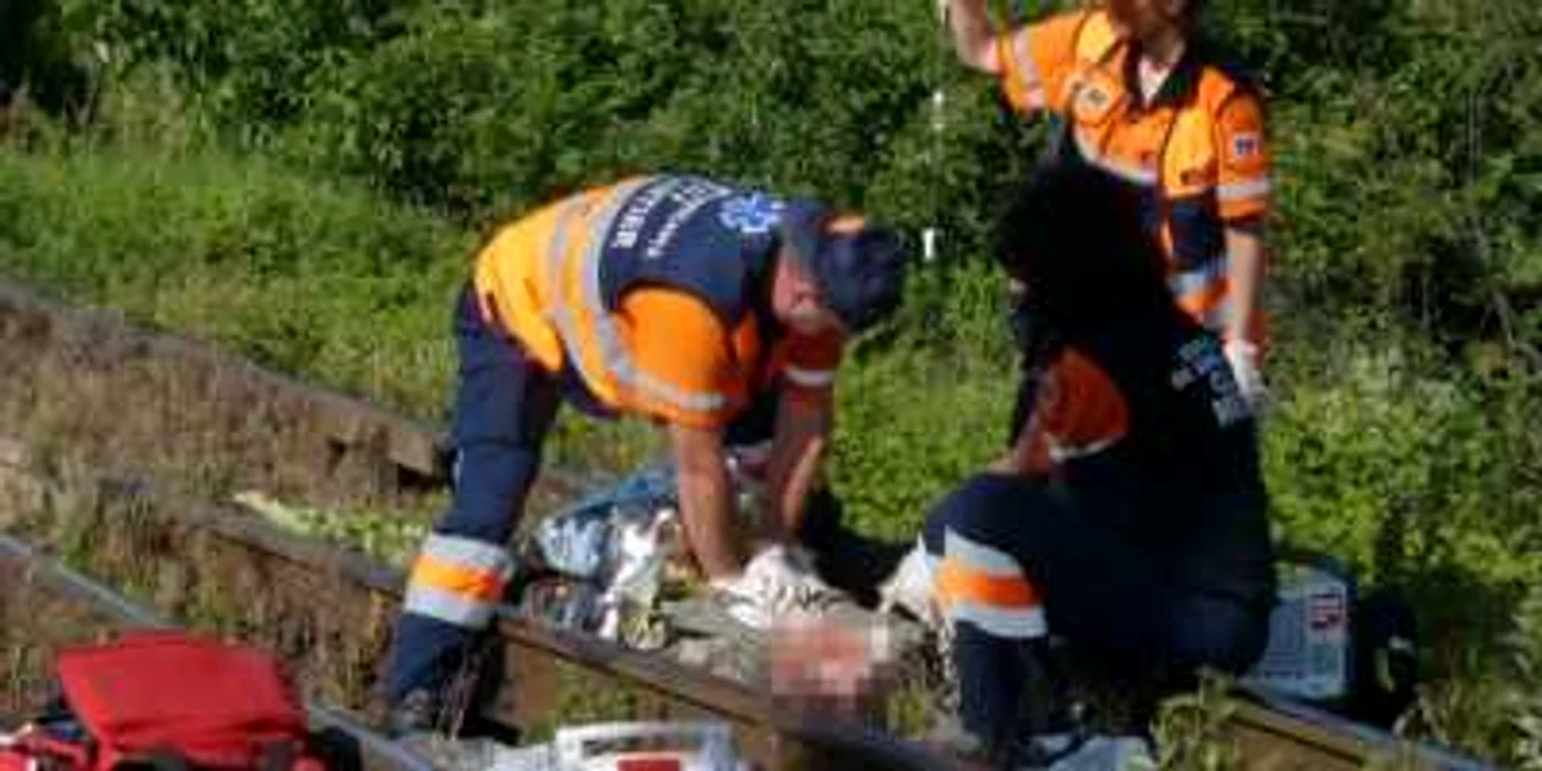 Un bărbat s-a aruncat în fața trenului la Gherla