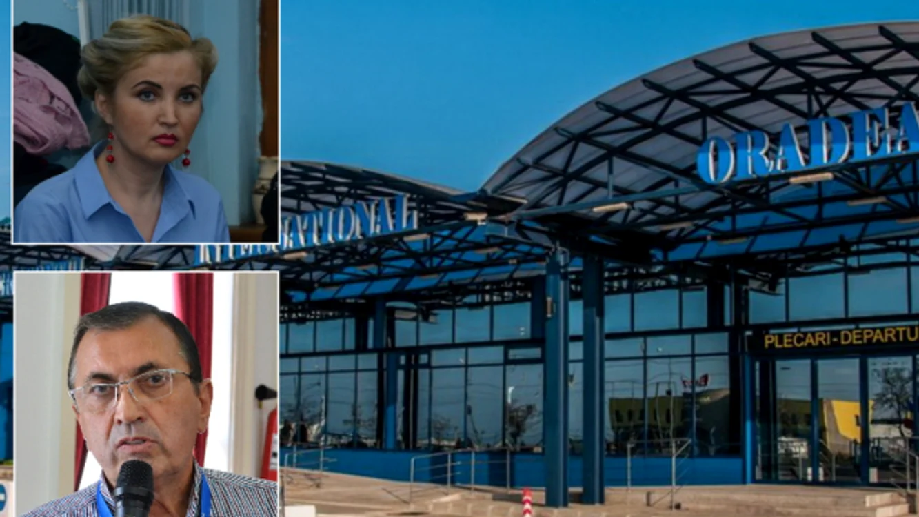 Singurul candidat la şefia Aeroportului Oradea e o contabilă de şcoală, Cristina Antik (sus) soţie de judecător. Fostul comandant al Aeroportului, Gheorghe Pasc, susţine că "e trânteală".