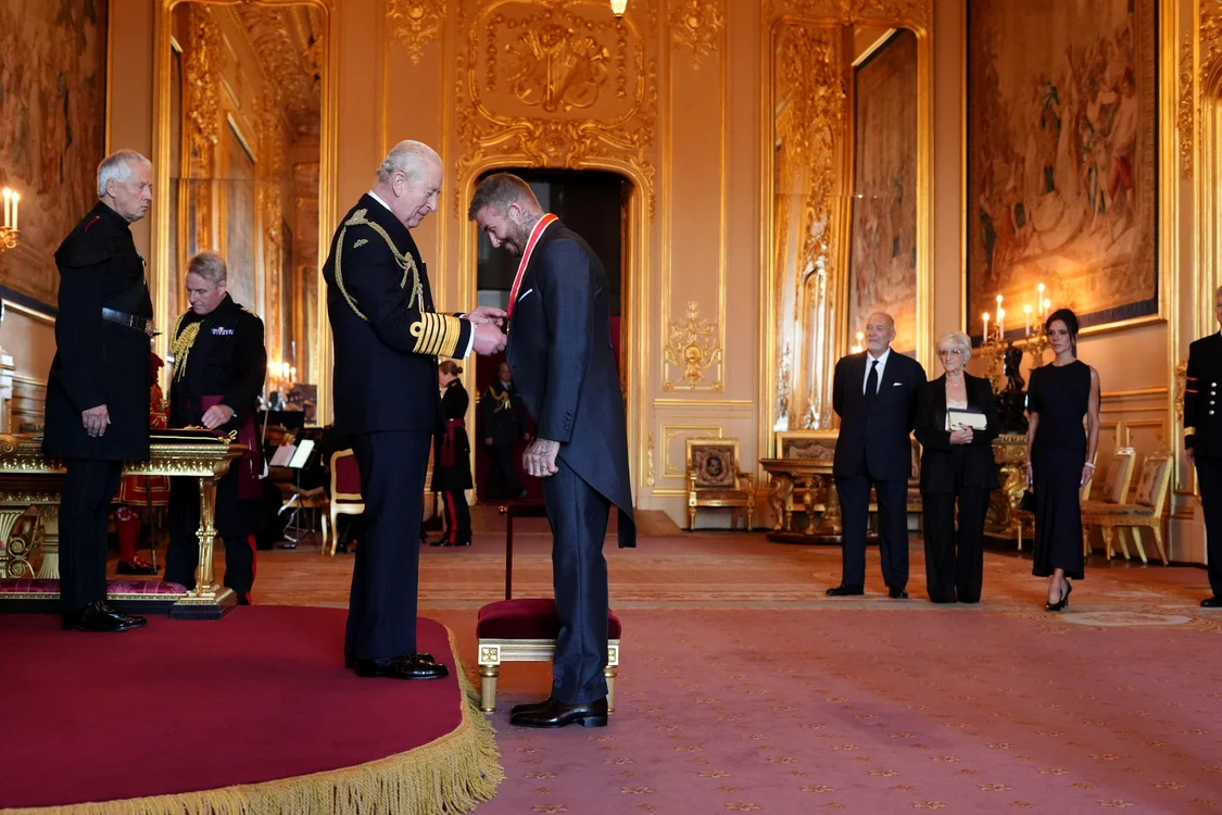 David Beckham a primit titlul de cavaler, profimedia 1050254020 jpg