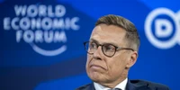 Alexander Stubb la forumul economic de la Davos FOTO EPA EFE jpg