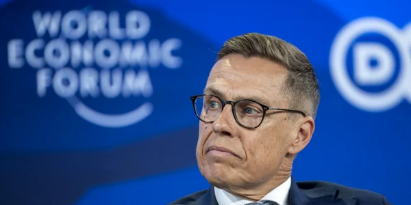 Alexander Stubb la forumul economic de la Davos FOTO EPA EFE jpg