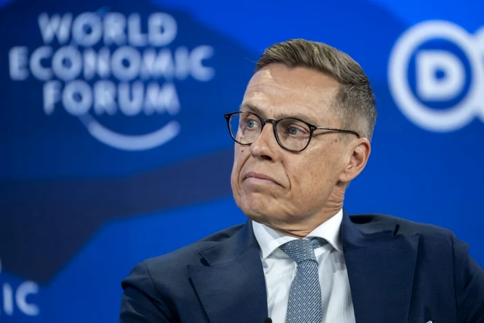 Alexander Stubb la forumul economic de la Davos FOTO EPA-EFE