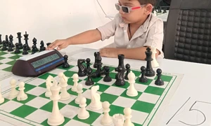 Sarwagya Singh Kushwaha, cel mai tanar jucator de sah care obtine rating fide foto x @itherocky png