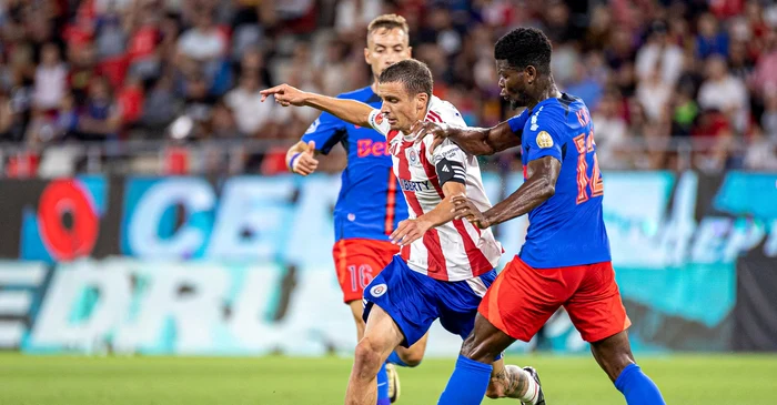 FCSB, depășită total de Oțelul. Foto Facebook