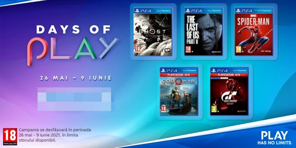 Days of Play promotii jocuri PlayStation Store 