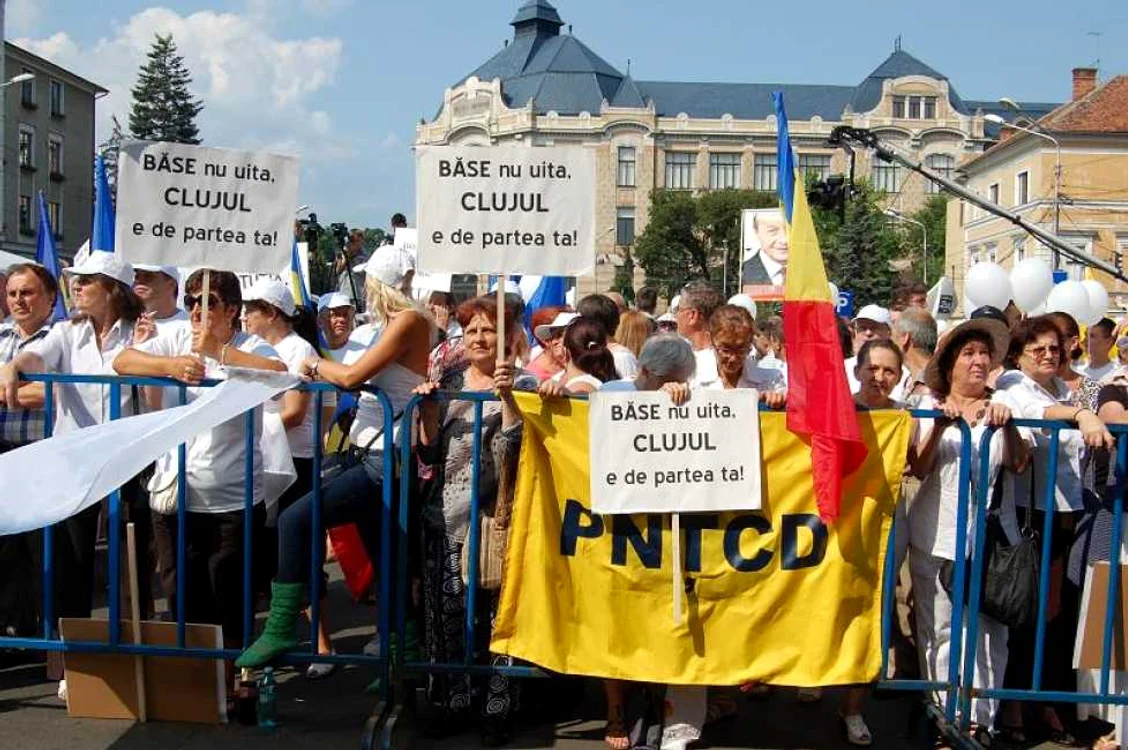 Miting pro-Băsescu la Cluj