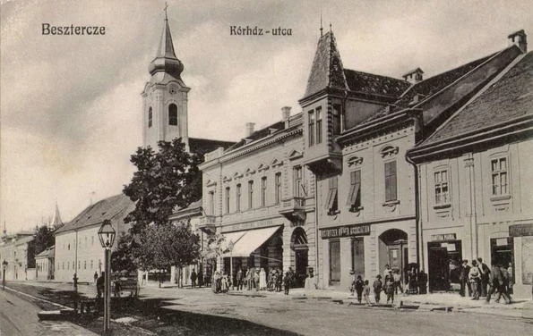 Orașul Bistrița, la începutul secolului XX (© Wikimedia Commons)