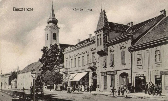 Orașul Bistrița, la începutul secolului XX (© Wikimedia Commons)