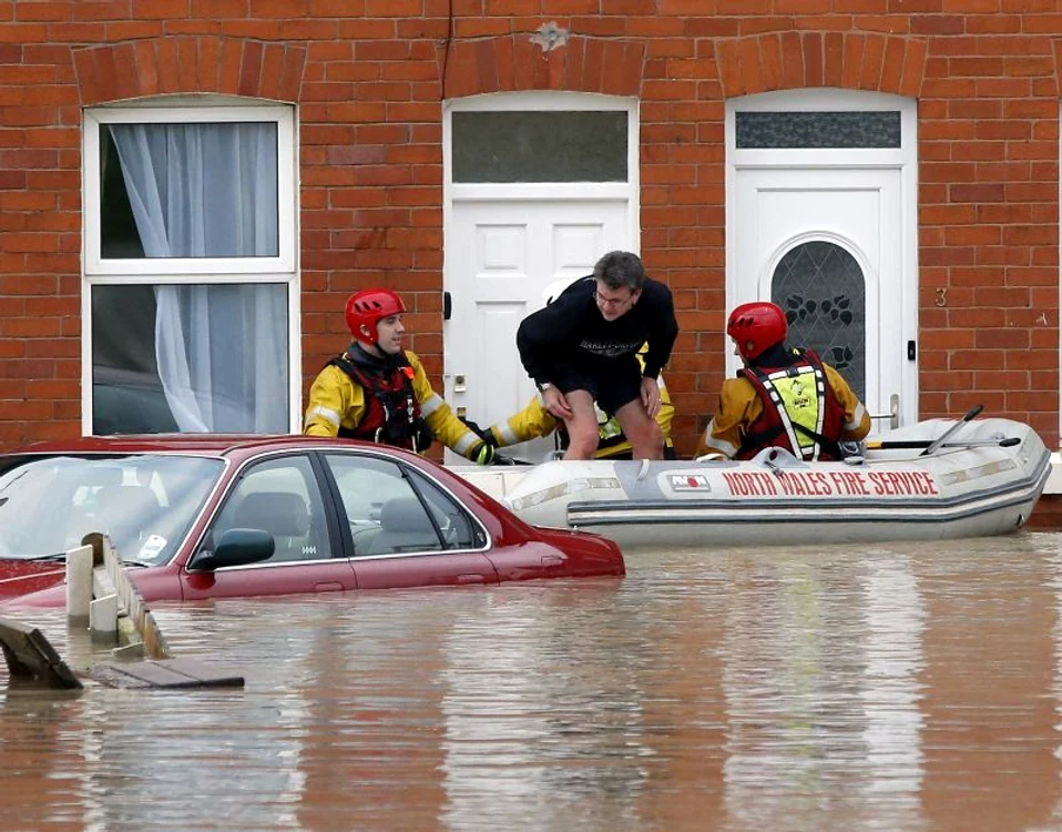 Inundaţii în Ţara Galilor. (Foto: Reuters)