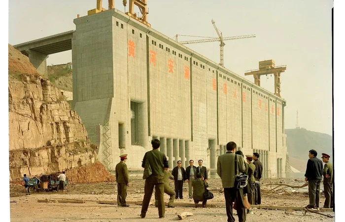 Construcţia barajului din China FOTO Alain Feliu