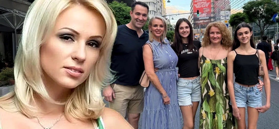  Catrinel Sandu a venit în România cu toată familia