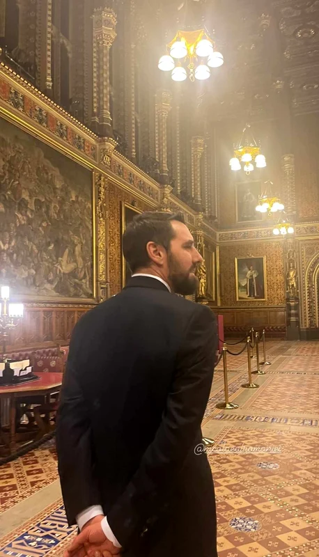 Nicolae al României, vizitân Camera Lorzilor din Parlamentul britanic. FOTO: Instagram