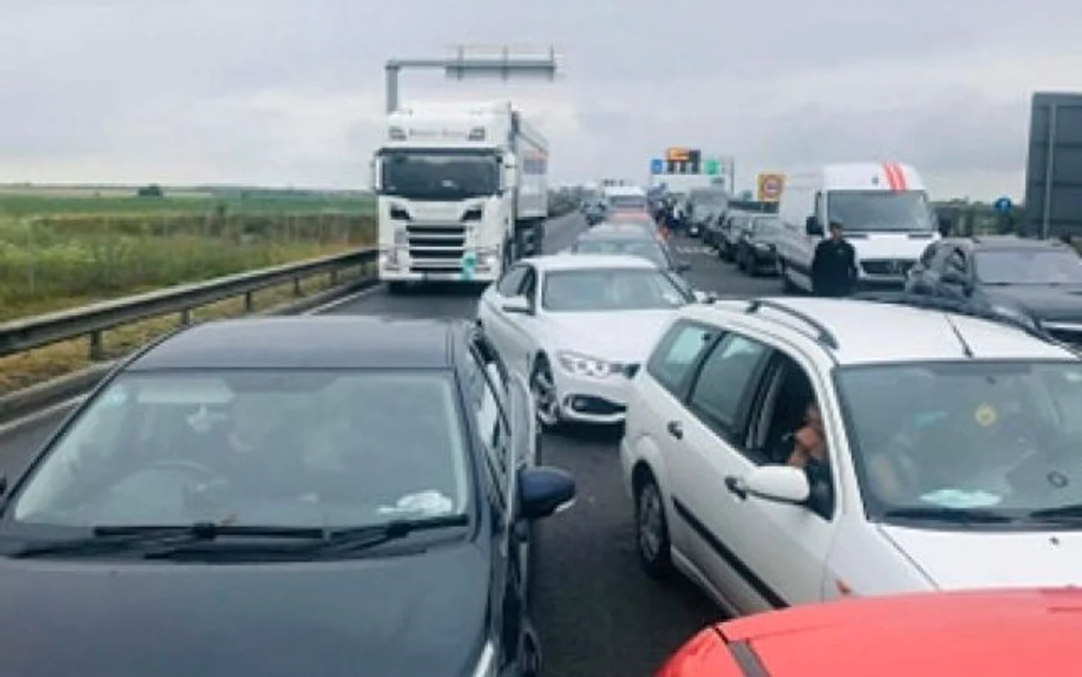 Aglomeraţie la frontieră FOTO Adevărul