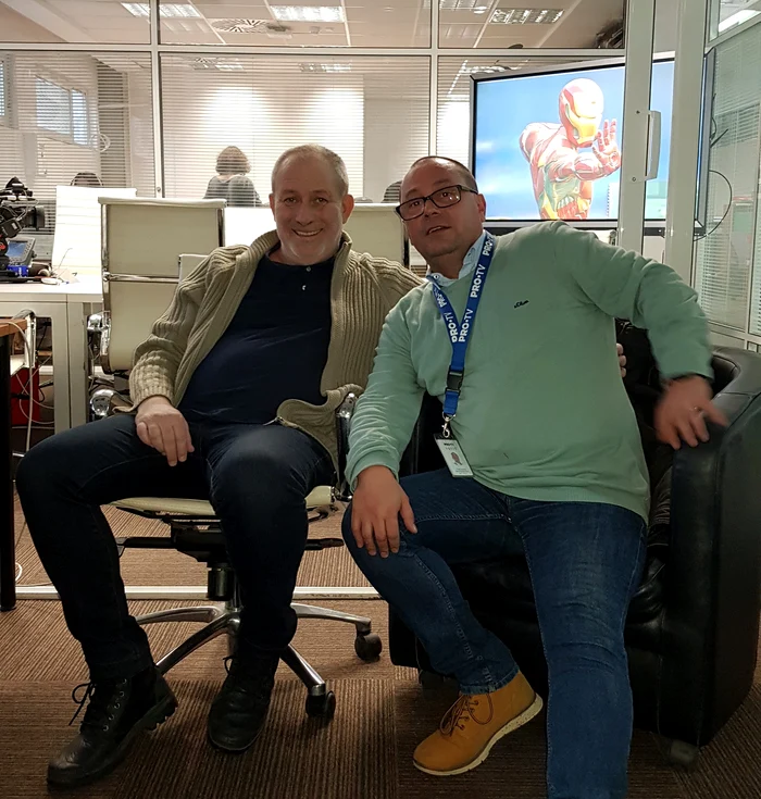 Florin Busuioc şi Ovidiu Oanţă, în redacţia Pro Tv