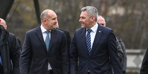 Rumen Radev si Karl Nehammer FOTO EPA EFE jpg