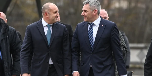 Rumen Radev si Karl Nehammer FOTO EPA EFE jpg