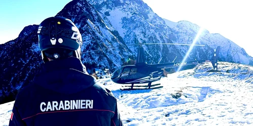 un miliardar a venit cu elicopterul pana pe partia de schi foto X @rep_milano