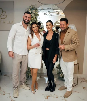 Andra și Andrei Stoica, alături de câștigătorii Elena și Robert Tudor foto: Instagram