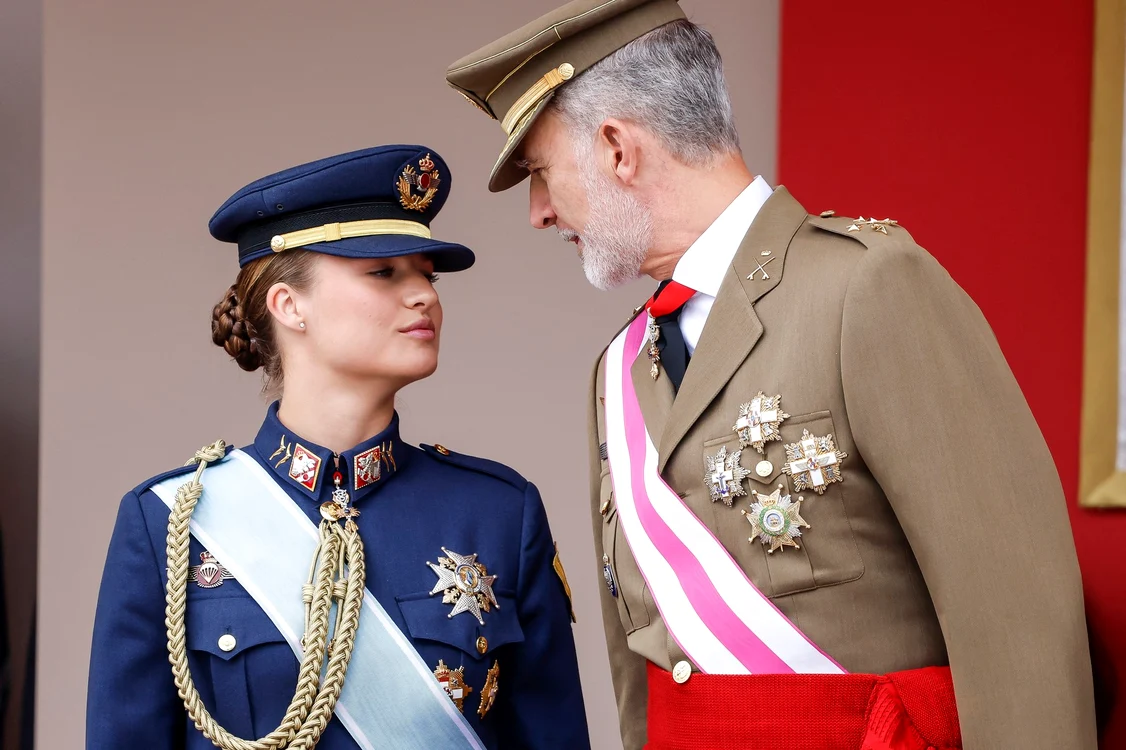 Prințesa Leonor cu tatăl ei, Regele Spaniei, Profimedia (2) jpg