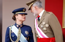 Prințesa Leonor cu tatăl ei, Regele Spaniei, Profimedia (2) jpg
