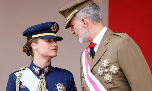 Prințesa Leonor cu tatăl ei, Regele Spaniei, Profimedia (2) jpg