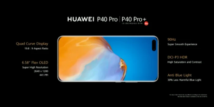 Huawei P40 lansare screenshots