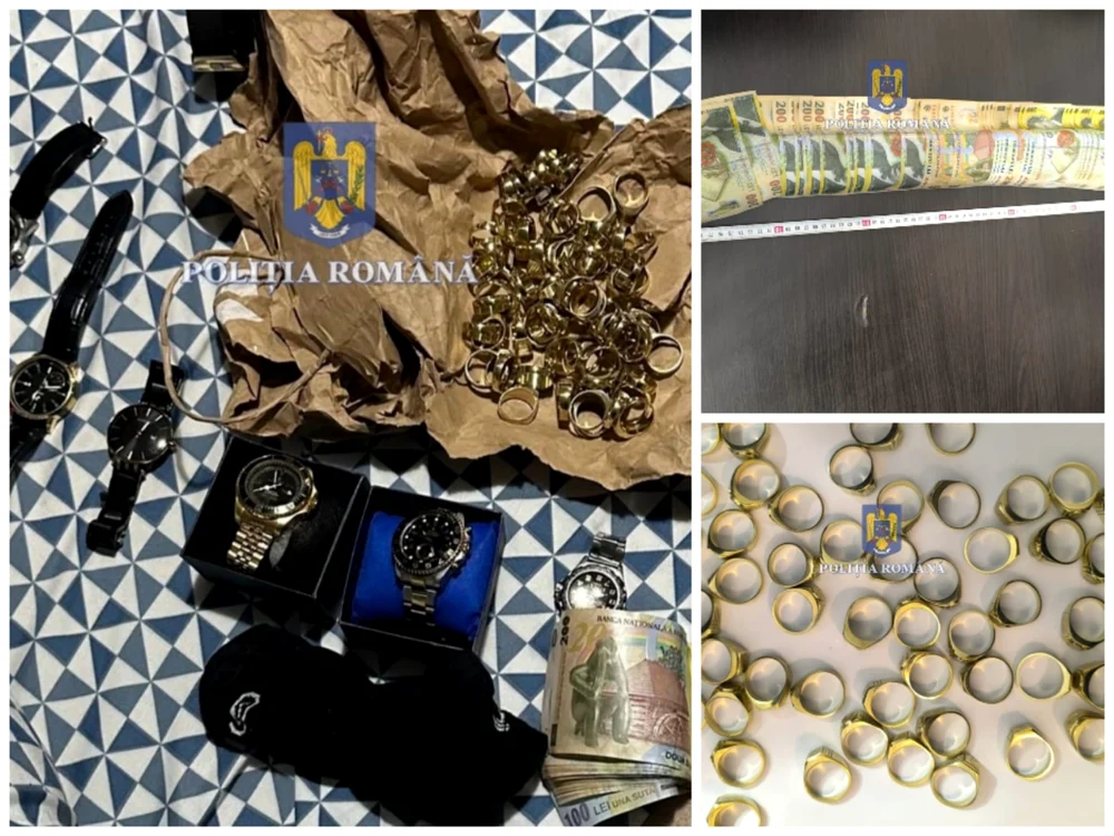 Polițiștii au găsit la percheziții obiecte folosite pentru înșelătorii FOTO: IPJ Dolj 