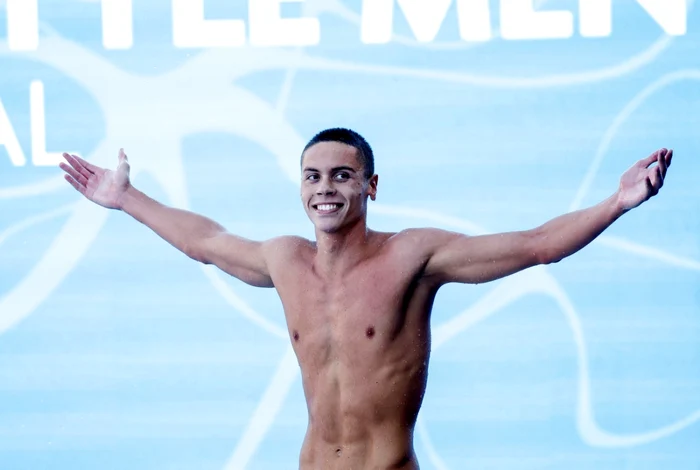Înotătorul David Popovici, cel mai bine cotat sportiv român, la ora actuală. FOTO: Arhiva Adevărul