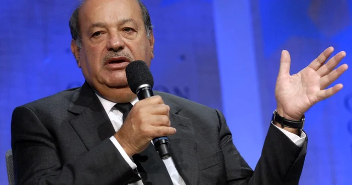 Mexicanul Carlos Slim este cel mai bogat om din lume, însă investiţiile în Europa din ultimii ani i-au redus averea FOTO Reuters