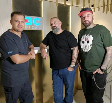 Dragoș, fratele lui CRBL, a suferit un gastric sleeve la medicul Teodor Blănaru foto: arhiva personală 