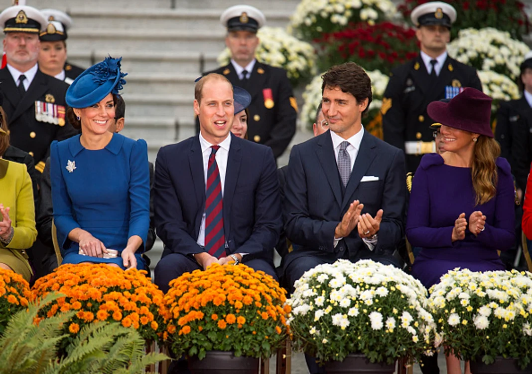 Ducele și Ducesa de Cambridge au fost întâmpinați de premirul canadian, Justin Trudeau