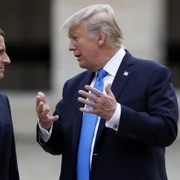 Emmanuel Macron si Donald Trump FOTO AFP