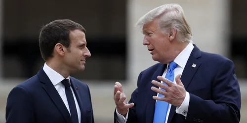 Emmanuel Macron si Donald Trump FOTO AFP 