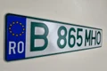 numere de inmatriculare verzi pentru masini electrice/ foto Facebook