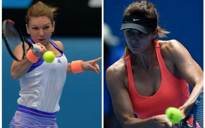 Simona Halep vs. Ekaterina Makarova FOTO Mediafax