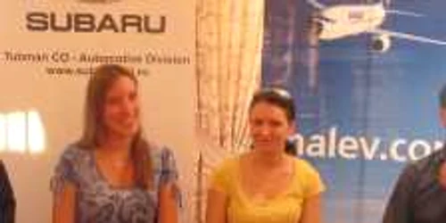 Susanna Proskura  alături Timeea Szentkiraly  