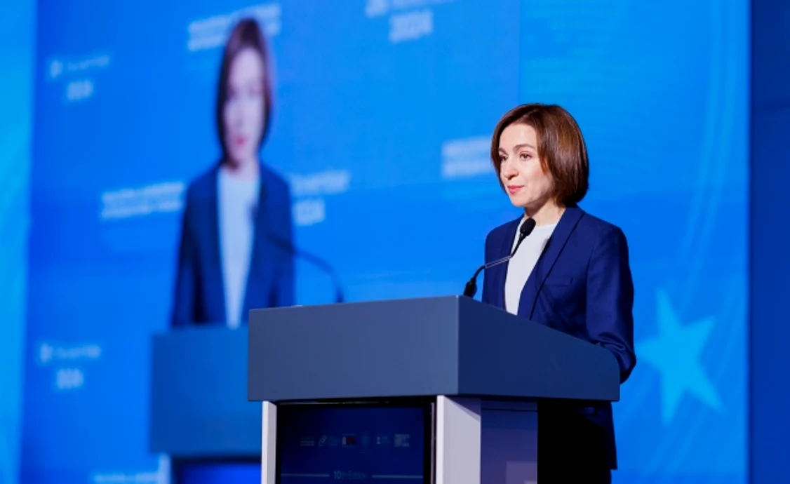 Maia Sandu respinge cererea Rusiei de a bloca aderarea Moldovei la NATO FOTO: Președinte.md