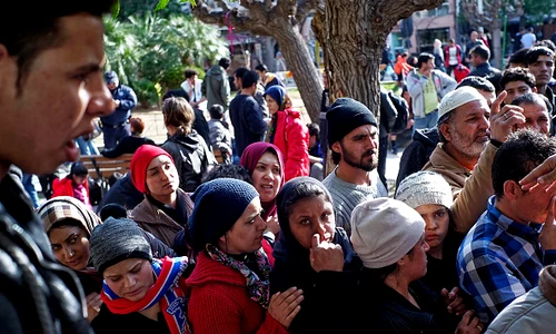 Grecia se confruntă cu un mare aflux de imigranți după ce Macedonia a închis granițele și a interzis accesul refugiaților afgani jpeg