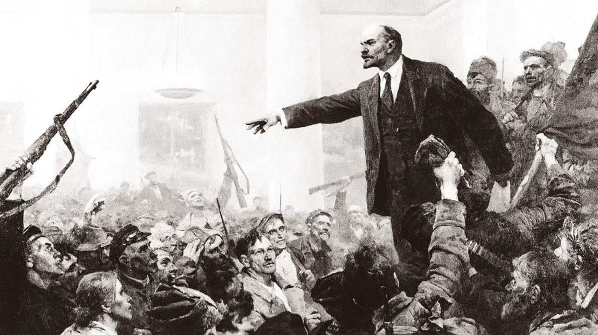Calendar 25 octombrie: 1917   Bolșevicii au luat cu asalt Palatul de Iarnă din Petrograd, declanșând Revoluția din Octombrie jpeg