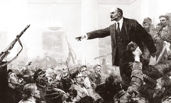 Calendar 25 octombrie: 1917   Bolșevicii au luat cu asalt Palatul de Iarnă din Petrograd, declanșând Revoluția din Octombrie jpeg
